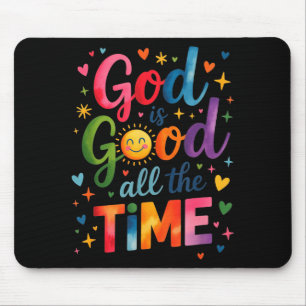 Mousepad Deus É Bom Todo O Tempo Jesus Cristo Cristão Gi