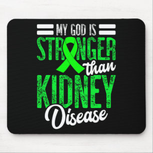 Mousepad Deus É Mais Forte Que Doença Renal Para Diálise