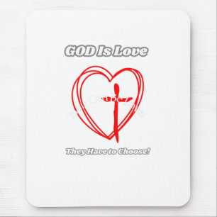 Mousepad "Deus é o amor."