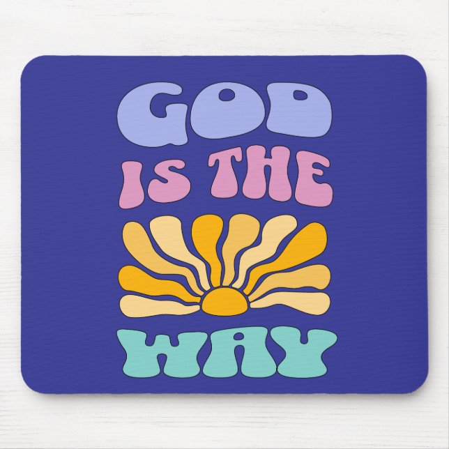 Mousepad Deus é o Caminho (Frente)