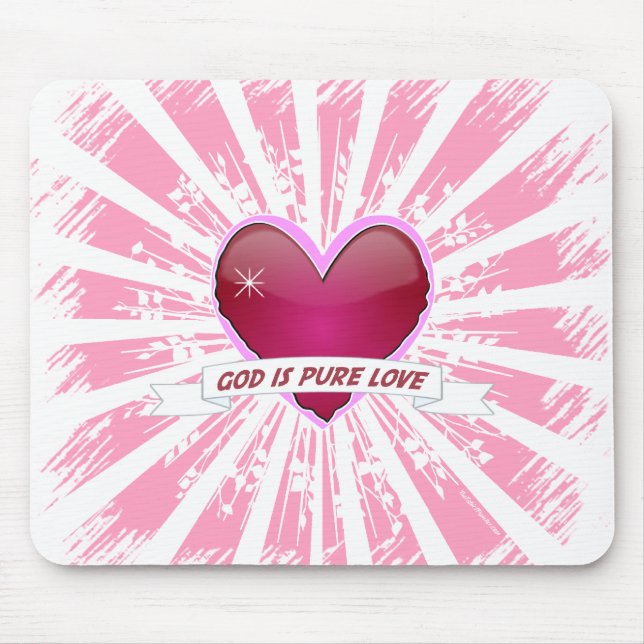Mousepad Deus é puro amor (Frente)