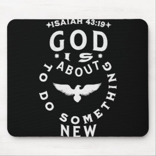 Mousepad Deus Está Prestes a Fazer Algo Novo Isaías 4319