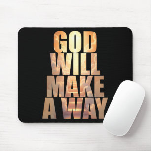Mousepad Deus Fará Um Jeito De Fé Cristã