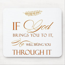 Mousepad Deus Faz Fora