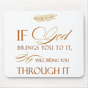 Mousepad Deus Faz Fora