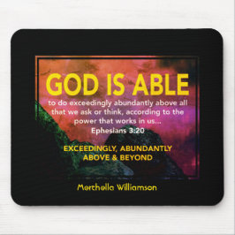 Mousepad DEUS Personalizado É CAPAZ