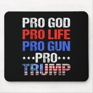 Mousepad Deus Pro Life Pro Gun Pro Trump - Armadilhas Patri