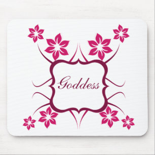 Mousepad Deusa Floral Mousepad, Magenta