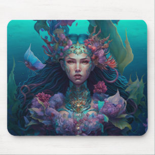 Mousepad Deusa Mermaid Ocean
