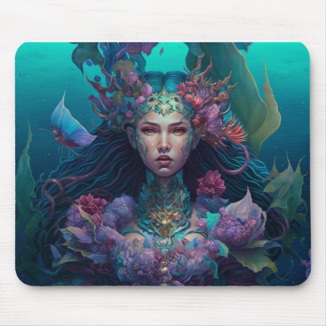 Mousepad Deusa Mermaid Ocean (Frente)