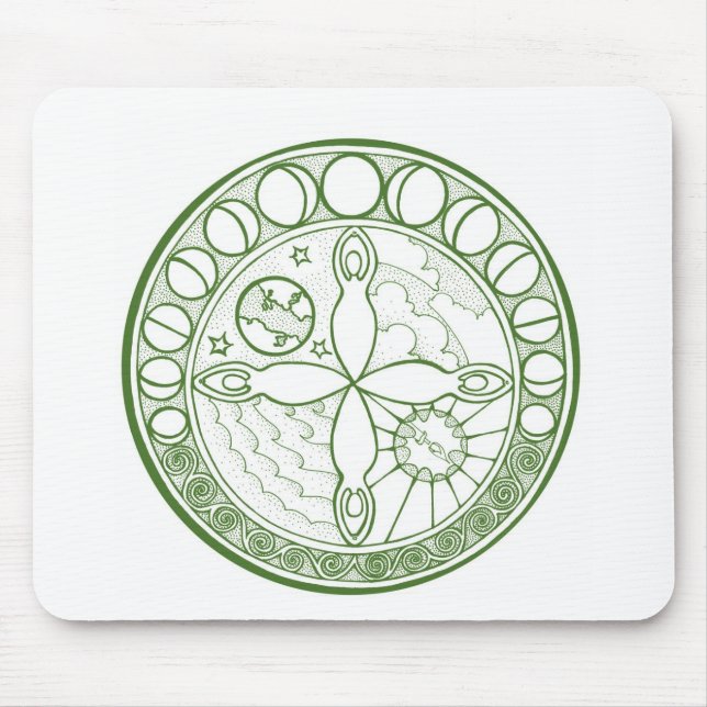 Mousepad Deusas dos elementos (Frente)