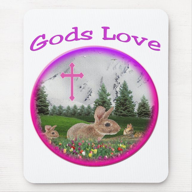 Mousepad deuses amor (Frente)