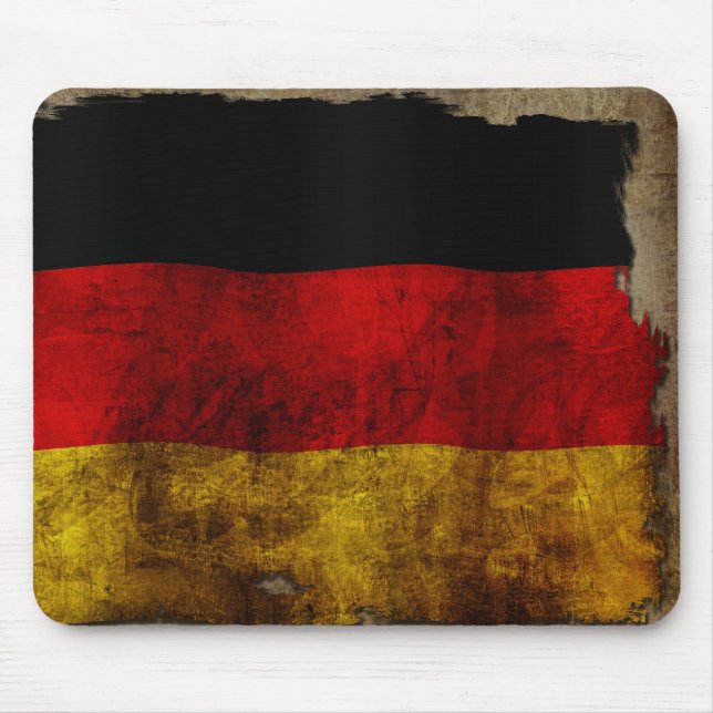 Mousepad Deutsch Flagge - Vintage... (Frente)