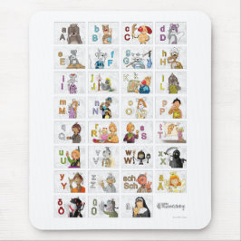 Mousepad Deutsches Fingeralphabet II