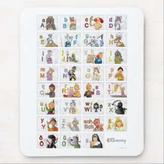 Mousepad Deutsches Fingeralphabet II