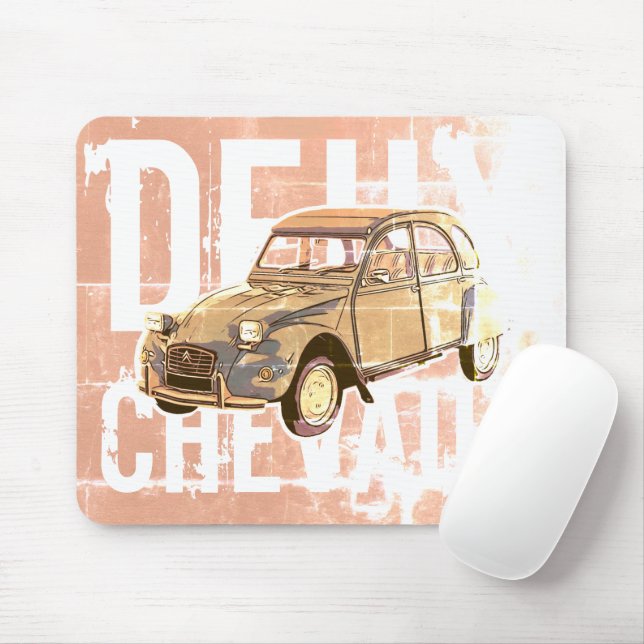 Mousepad Deux Chevaux (Com mouse)