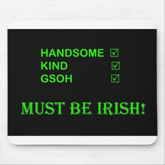 Mousepad DEVE SER o mousemat IRLANDÊS