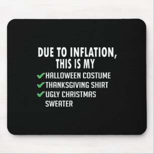 Mousepad Devido à inflação Dia de Ação de Graças Natal
