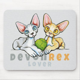 Mousepad Devon Rex Lover