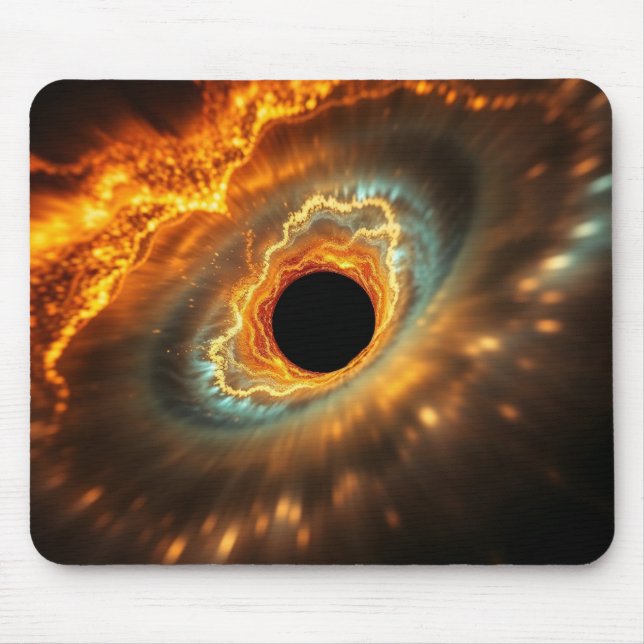 Mousepad Devorador de Estrelas – Erupção de Buraco Negro Có (Frente)