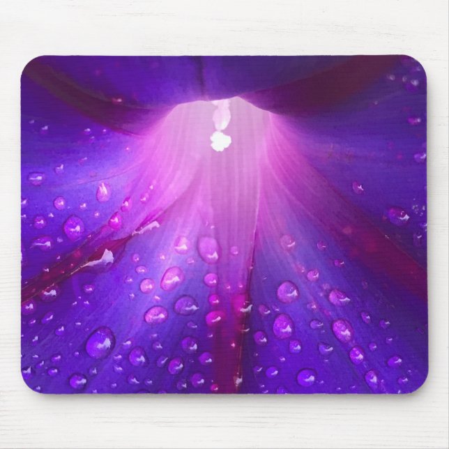 Mousepad Dewy Morning Glory Close-up (Frente)
