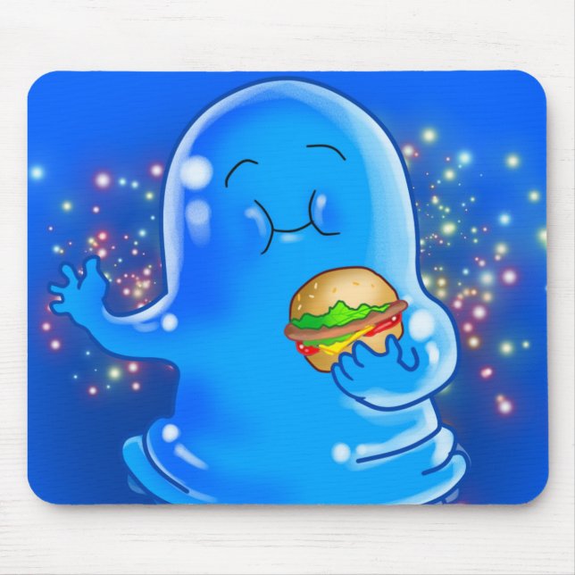 Mousepad Dez Pequenos Monstros: Boris, o Pad do Mouse Blob (Frente)