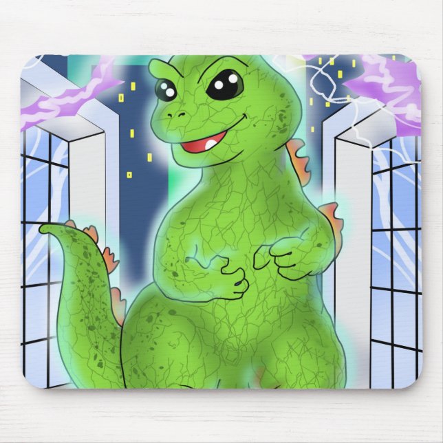 Mousepad Dez pequenos monstros: Larry, o mouse Lizard Pad (Frente)