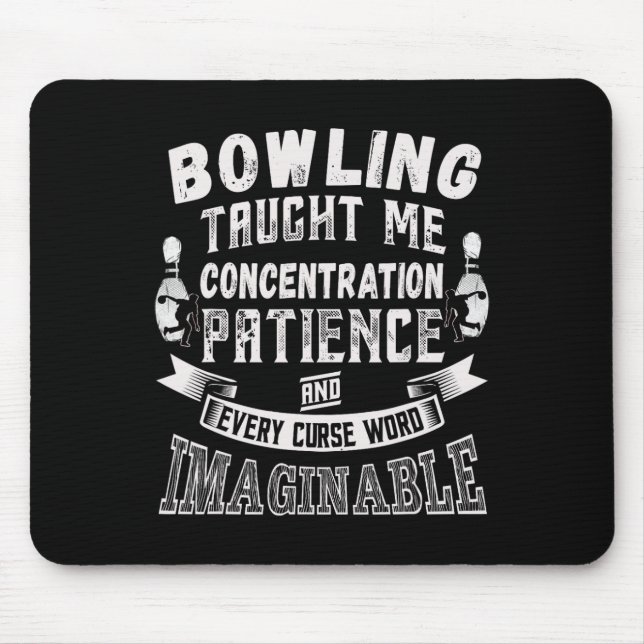 Mousepad Dez Pinos Me Ensinaram Todas As Palavras Malditas  (Frente)