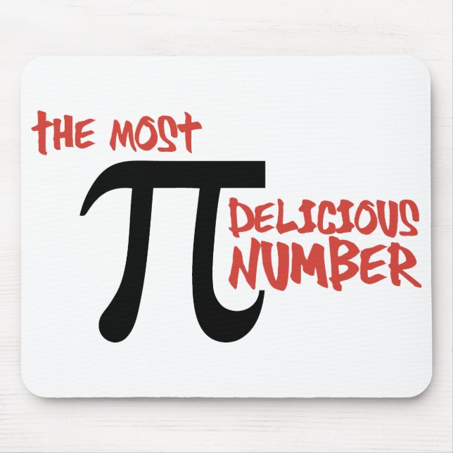 Mousepad Dia 3,14 do Pi - o número o mais delicioso (Frente)