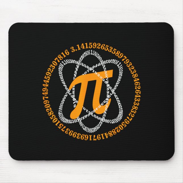 Mousepad Dia 3,14 Símbolo Numérico Presente de Matemática e (Frente)
