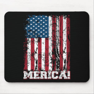 Mousepad Dia 4 de julho Independência Estados Unidos Bandei