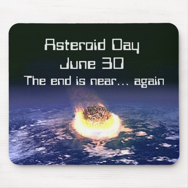 Mousepad Dia Asteroide 30 de junho (Frente)