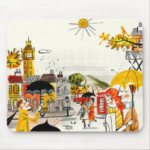 Mousepad Dia chuvoso em Londres