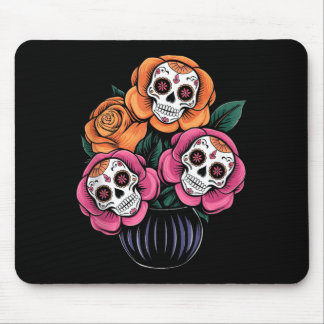 Mousepad Dia Da Agência Governamental Floral Gótico Escuro
