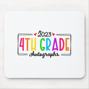 Mousepad Dia da Escola 2023 Autografo 4.º Graduação