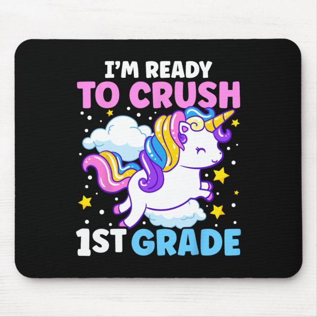 Mousepad Dia da Escola Estou Pronta para Esmagar 1rua de Gr (Frente)