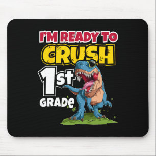 Mousepad Dia da Escola Estou Pronto Para Esmagar 1rua Grau 