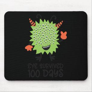 Mousepad Dia Da Escola Monstros Garotos Os Olhos Sobreviver