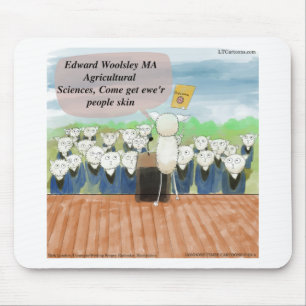 Mousepad Dia da Formatura das Ovelhas Engraçado