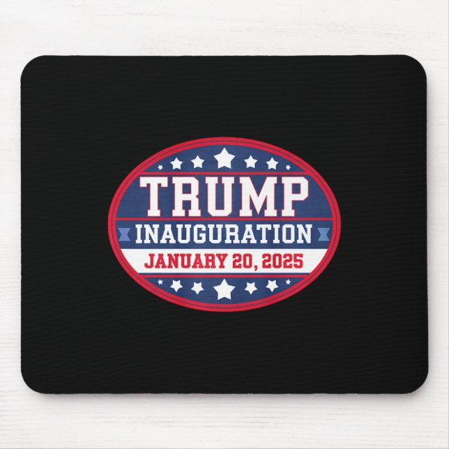 Mousepad Dia da Inauguração de Donald Trump 2025 (Frente)