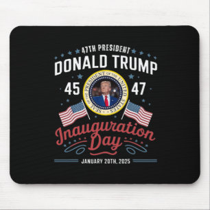 Mousepad Dia da Inauguração do 47.º Presidente Donald Trump