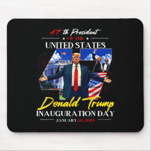 Mousepad Dia da Inauguração do Presidente Donald Trump 2025