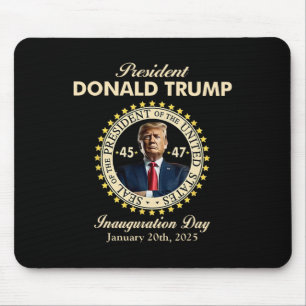Mousepad Dia da Inauguração do Presidente Donald Trump 20 d
