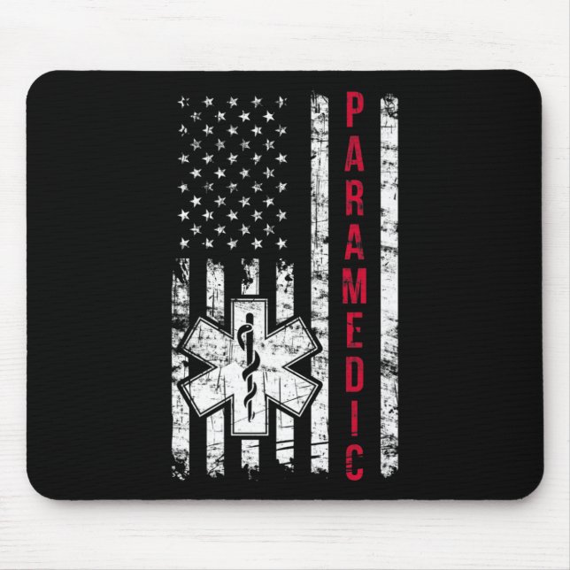 Mousepad Dia da Independência do Bandeira Americano paraméd (Frente)