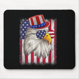 Mousepad Dia da Independência Feliz 4 de Julho Design Vinta