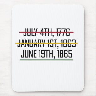 Mousepad Dia da Independência História Negra