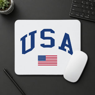 Mousepad Dia da Independência Patriótico Bandeira Americana
