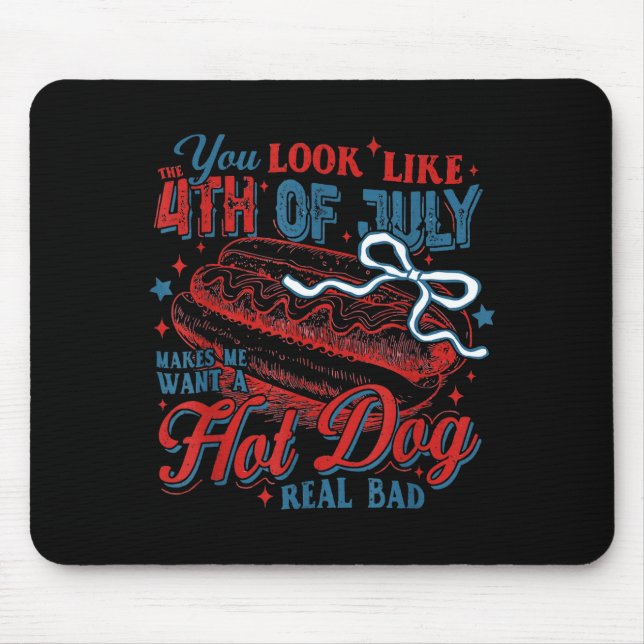 Mousepad Dia da independência você parece o 4 de julho (Frente)