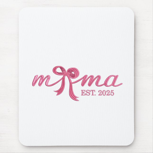 Mousepad Dia da Mãe do Arco Rosa Quente Est 2025 (Frente)