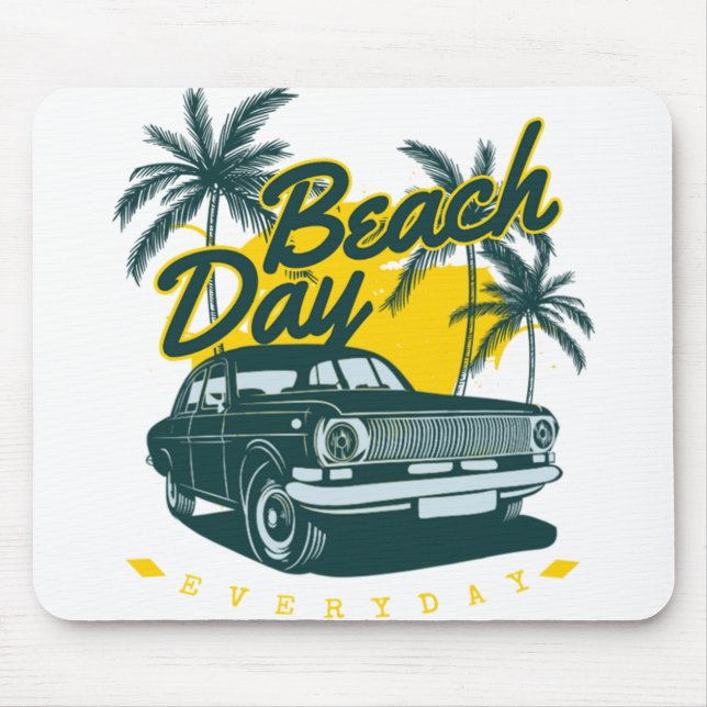 Mousepad Dia da Praia (Frente)